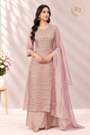 Dusty Rose Elegance Miraci A-Line 3 Piece Suit Set (RT1623)