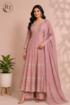 Rosaline Charm Premium Chinon Anarkali Suit Set (RT1198)