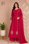 Roselle Grace Premium Chinon A-Line Suit Set (RT1197)