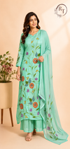 Botanical Grace Chinon A-line Suit Set (RT1140)