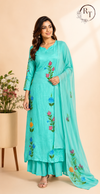 Garden Bloom Chinon A-Line Suit Set (RT1141)