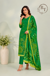 Emerald Radiance Butter Crepe Suit Set (RT1030)
