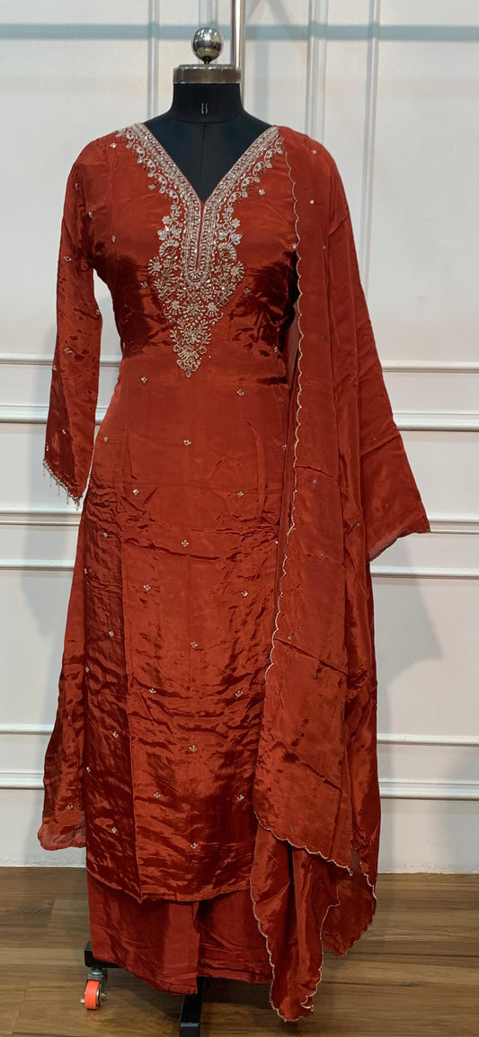 Rust Ember – Premium HO A-Line 3 Piece Suit Set (RT1599)