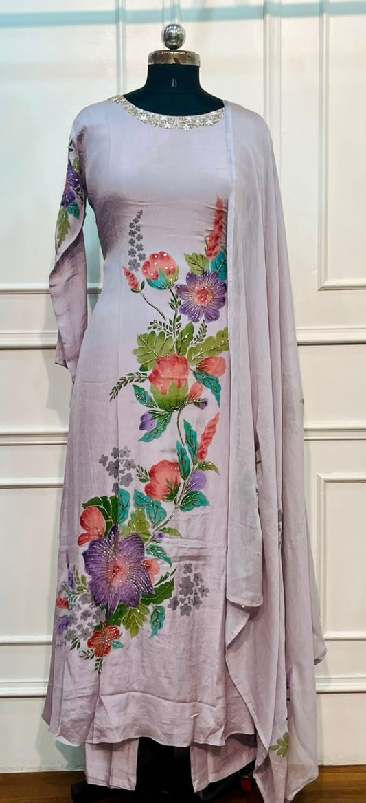 Lilac Bloom Chinon A-Line 3 Piece Set (RT1109)