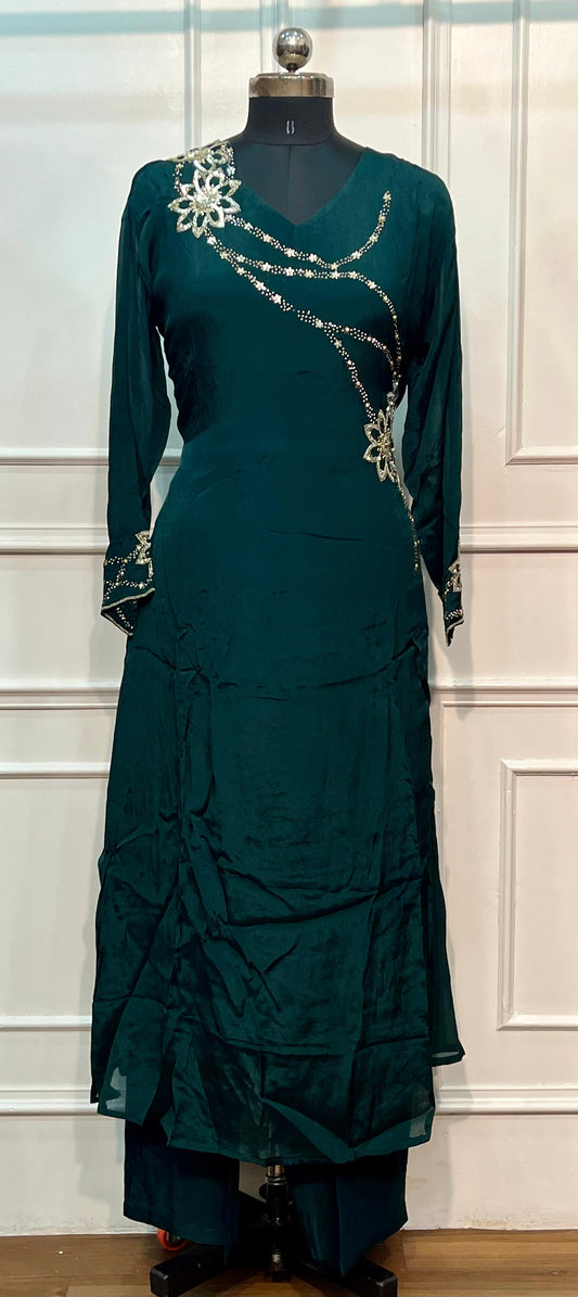 Emerald Grace Chinon A-Line Suit Set (XL, 2Xl, 3XL,4XL)