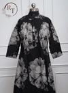 Black Printed Cotton Kurti