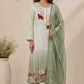Olive Mist Ethnic Kurta 3pc Set  (RT 1002)