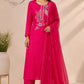 Rani Pink Festive Dola Silk 3pcSet  (RT 1010)
