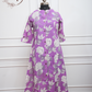 Lavender Garden Cotton Kurti