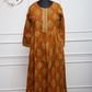 Rust Heritage Printed Cotton Kurti