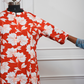 Scarlet Blossom Cotton Kurti