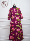 Plum Petal Cotton Kurti