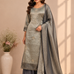 Meadow Mist Embellished Premium Giraff A-Line Suit Set (RT1301)