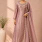 Rose Mauve Charm Straight Cut Salsa Set (RT1349)