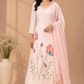 Pastel Garden Mull Chanderi Suit Set (RT1382)