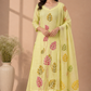 Sunshine Leaf Mull Chanderi Suit Set (RT1380)