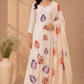 Ivory Leaf Garden Mull Chanderi Suit Set (RT1379)