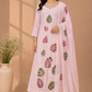 Blush Bloom Mull Chanderi Suit Set (RT1378)