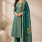 Emerald Green Embroidered Salsa Suit Set (RT1397)
