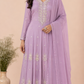 Rosé Blush Premium Embroidered Chinon Anarkali Set (RT1173)