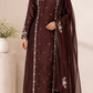 Coffee Brown Elegance Premium HO A-Line Suit Set (RT1178)
