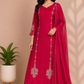 Roselle Grace Premium Chinon A-Line Suit Set (RT1197)