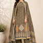 Olive Heritage Butter Crepe Cape Suit Set (RT1213)