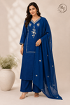 Sapphire Elegance Mull Cotton Set (RT1052)