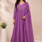 Lavender Bloom Mull Cotton Empire Cut Set (RT1081)