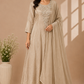 Golden Grace Chinon Embroidered Anarkali Suit Set (RT1102)