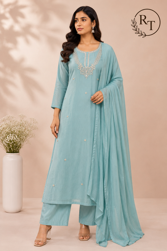 Aqua Grace Chinon A-Line Suit Set (RT1107)