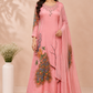 Blush Peacock Charm Chinon A-Line 3 Piece Set (RT1110)