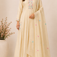 Honey Oat – Poly Mull Chanderi 3 Piece Suit Set (RT1119)