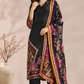 Black Opulence Butter Crepe Suit Set (RT1029)