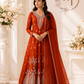 Royal Rust Elegance – Premium Chinon Anarkali Suit Set (RT1033)