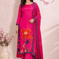 Bloomscape Pink Butter Crepe Suit Set (RT1045)
