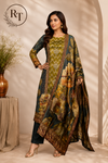 Olive Meadow Luxe Butter Crepe Suit Set (RT2032)