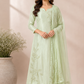 Mint Bloom Chinon A-Line Embroidered Suit Set (RT1039)