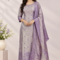 Lavender Purple 3-Piece Straight Cut Suit (RT1504)