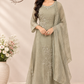 Beige Salsa A-Line Embroidered Set (RT1520)