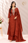 Rust Ember – Premium HO A-Line 3 Piece Suit Set (RT1599)