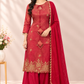 Rose Blush – Premium Benaras Farsi Salwar Suit Set (RT1576)