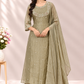 Olive Aura Miraci A-Line 3 Piece Suit Set (RT1624)