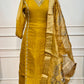 Mustard Glow Shimmer Ethnic 3pc Set   (RT 1005)