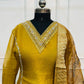 Mustard Glow Shimmer Ethnic 3pc Set   (RT 1005)