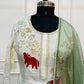 Olive Mist Ethnic Kurta 3pc Set  (RT 1002)