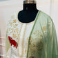 Olive Mist Ethnic Kurta 3pc Set  (RT 1002)