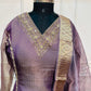 Mauve Radiance Shimmer Kurta 3pc Set   (RT 1004)