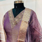 Mauve Radiance Shimmer Kurta 3pc Set   (RT 1004)