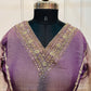 Mauve Radiance Shimmer Kurta 3pc Set   (RT 1004)